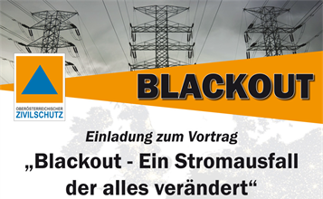 Foto für Vortrag am 25.11.2019, 19:00 Uhr, BH Urfahr-Umg.: Blackout, ein Stormausfall, der alles verändert